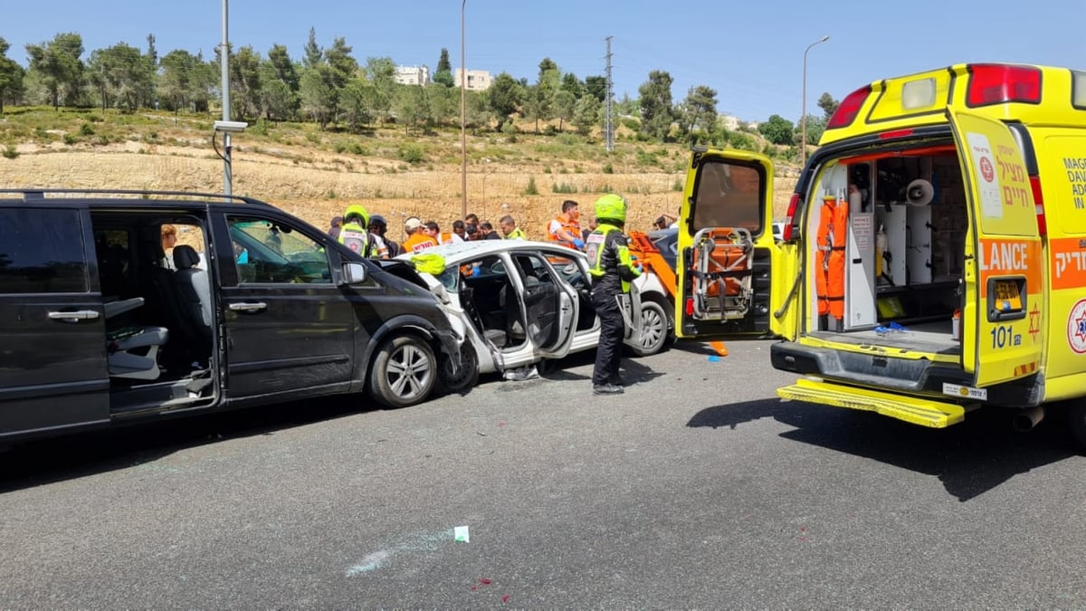 בכביש 1 סמוך למבשרת: תאונת דרכים קשה