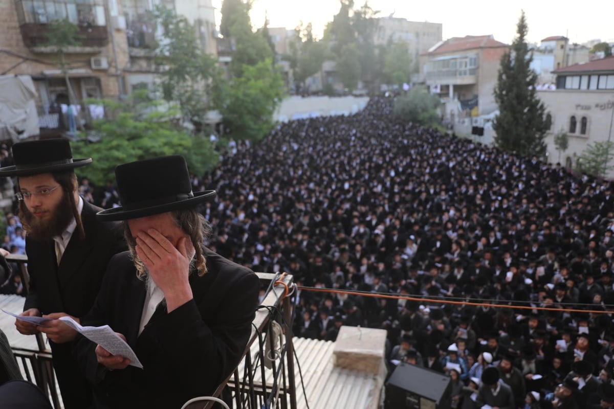 אלפים בעצרת 'העדה החרדית' בעקבות אסון מירון