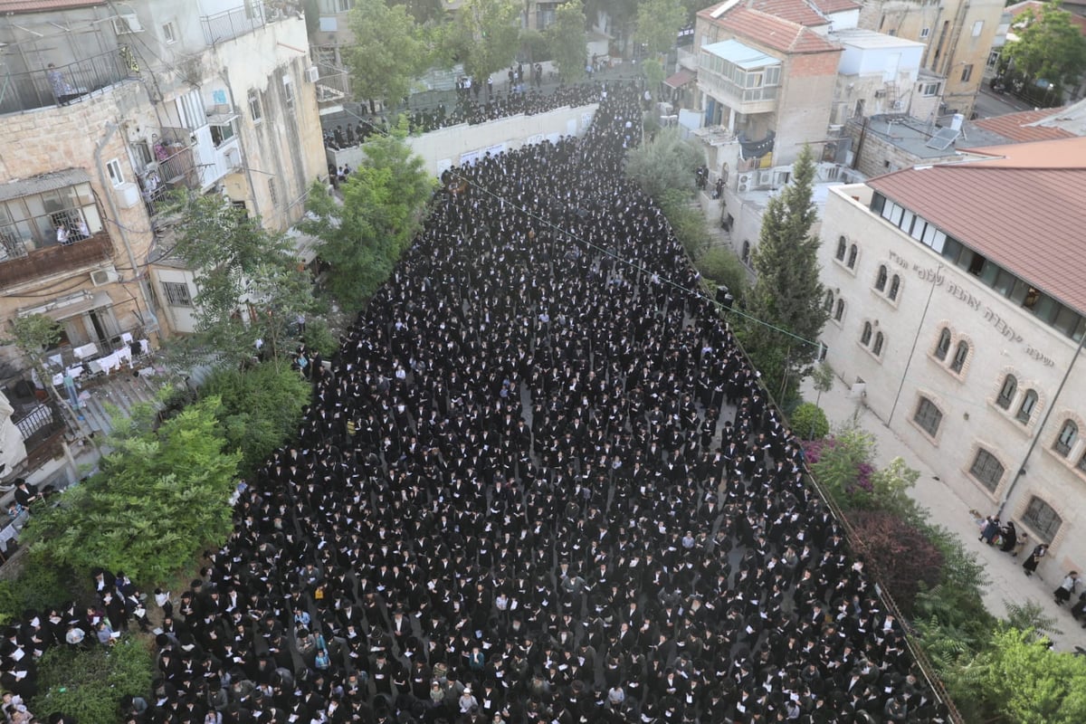 אלפים בעצרת 'העדה החרדית' בעקבות אסון מירון