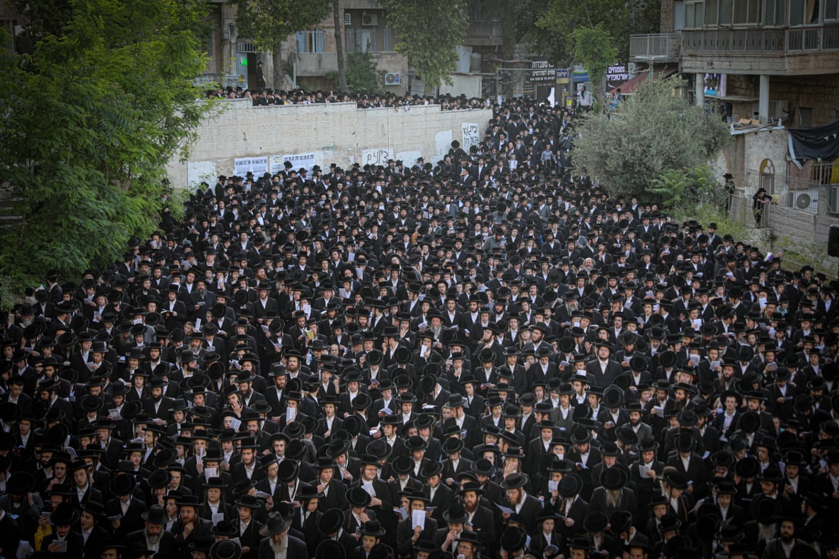 אלפים בעצרת 'העדה החרדית' בעקבות אסון מירון