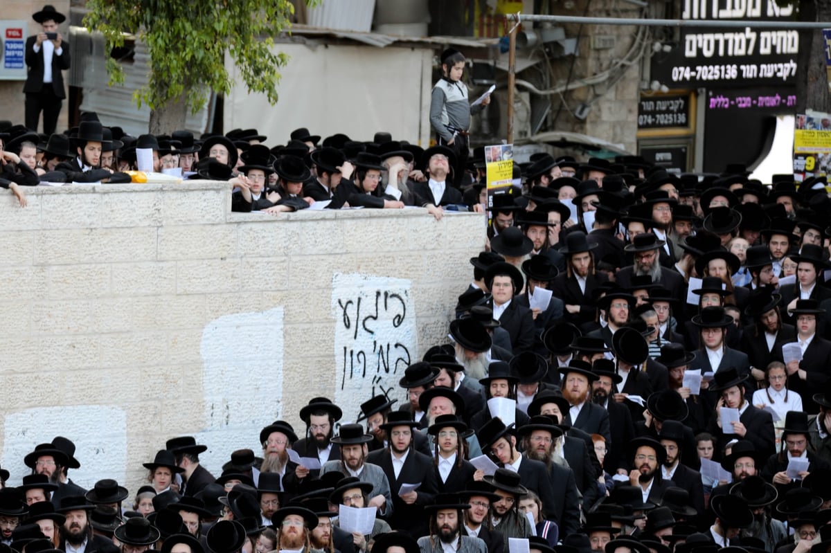 אלפים בעצרת 'העדה החרדית' בעקבות אסון מירון