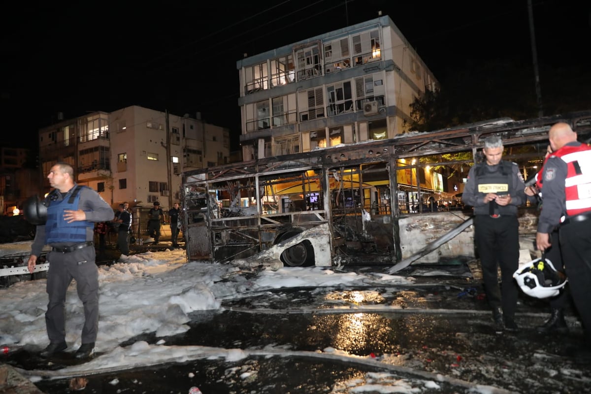 המטח על ערי גוש דן: הרוגה ופצועים רבים