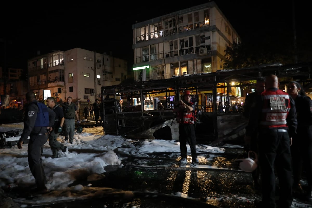 המטח על ערי גוש דן: הרוגה ופצועים רבים