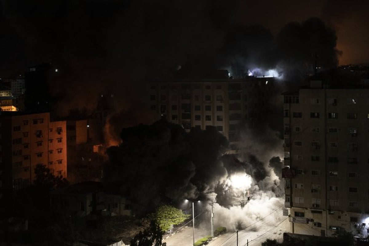 תיעוד: צה"ל חיסל בכירי חמאס והפציץ מגדל נוסף