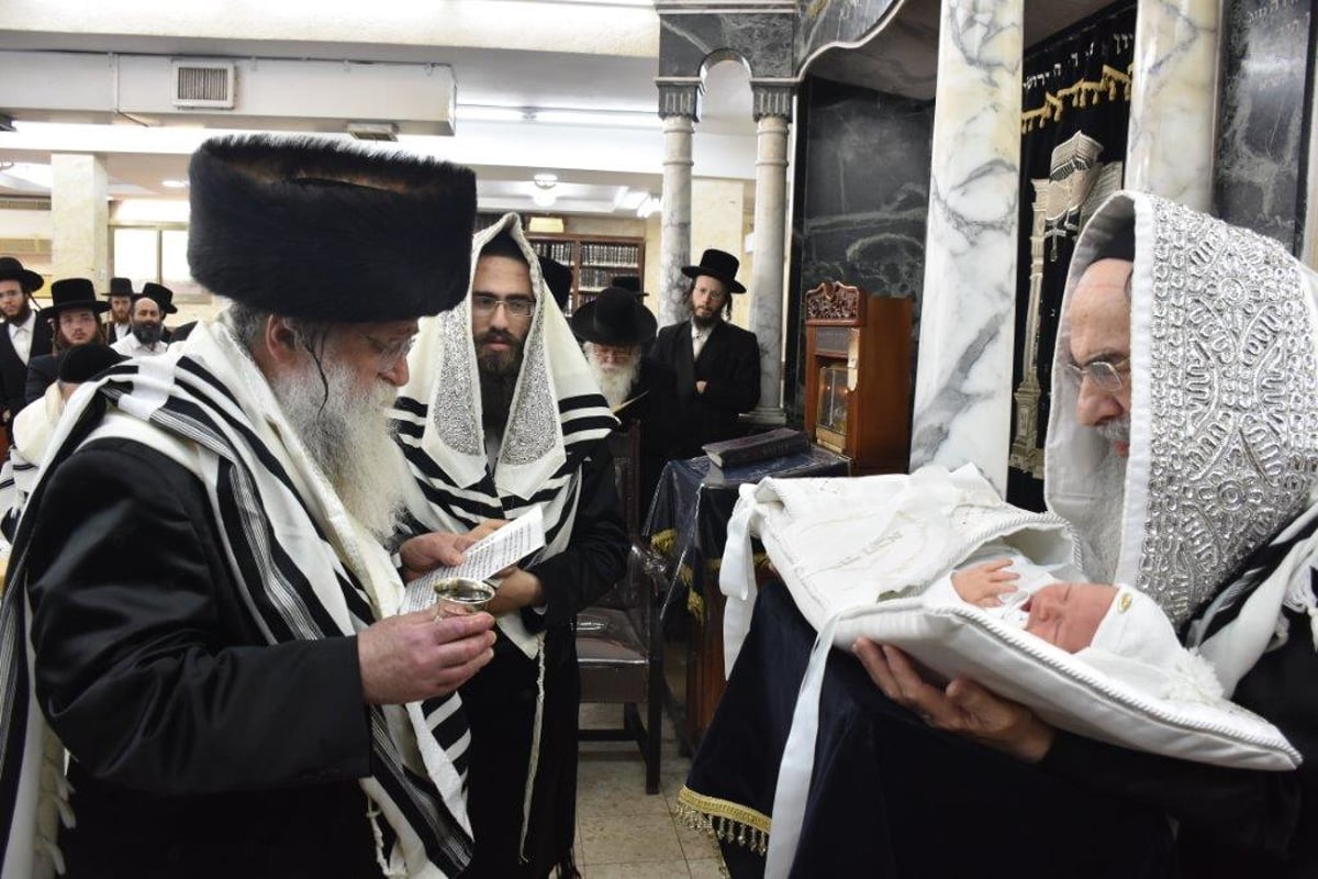 שמחת הברית לנין האדמו"רים מאלכסנדר ואוז'רוב