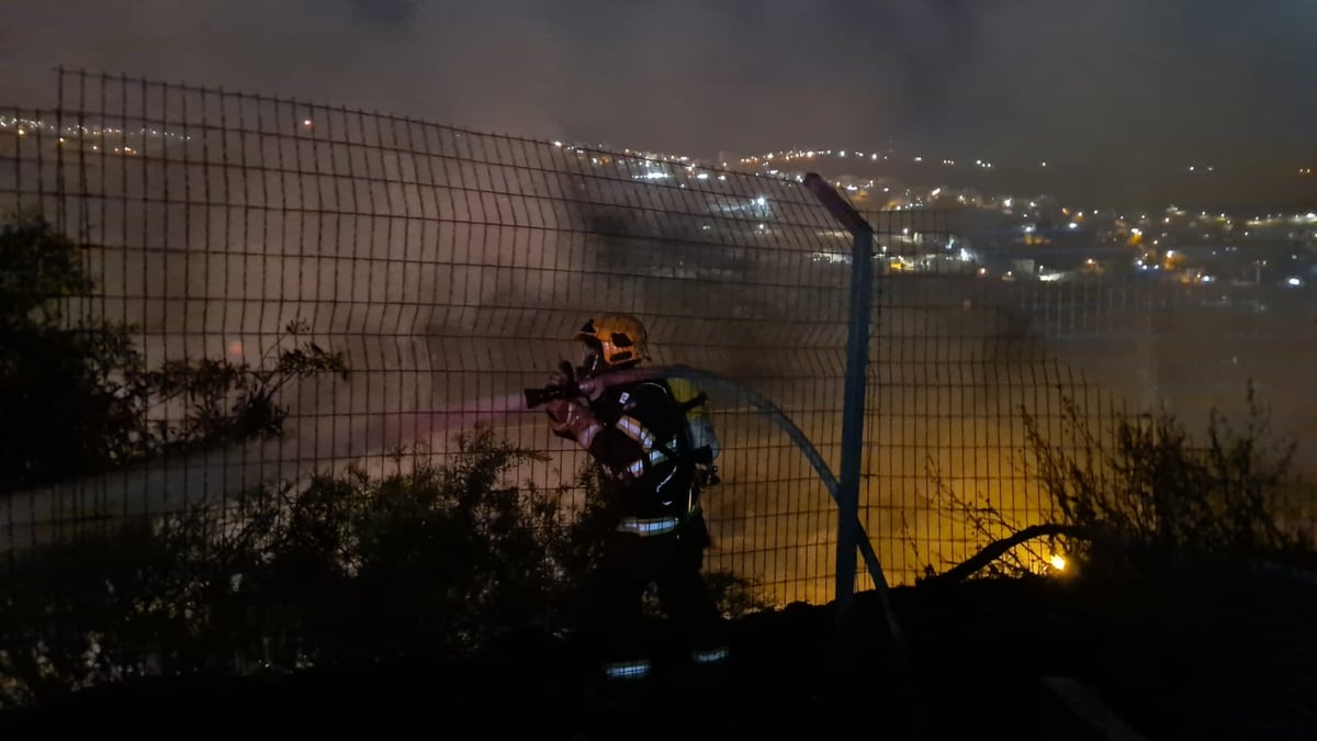 חשד לאירוע לאומני: הצתה בחניון רכבים בביתר עילית