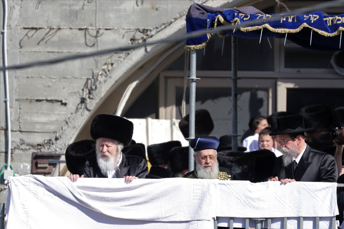 עשרות אלפים השתתפו בחתונת נכד האדמו"ר מגור • תיעוד