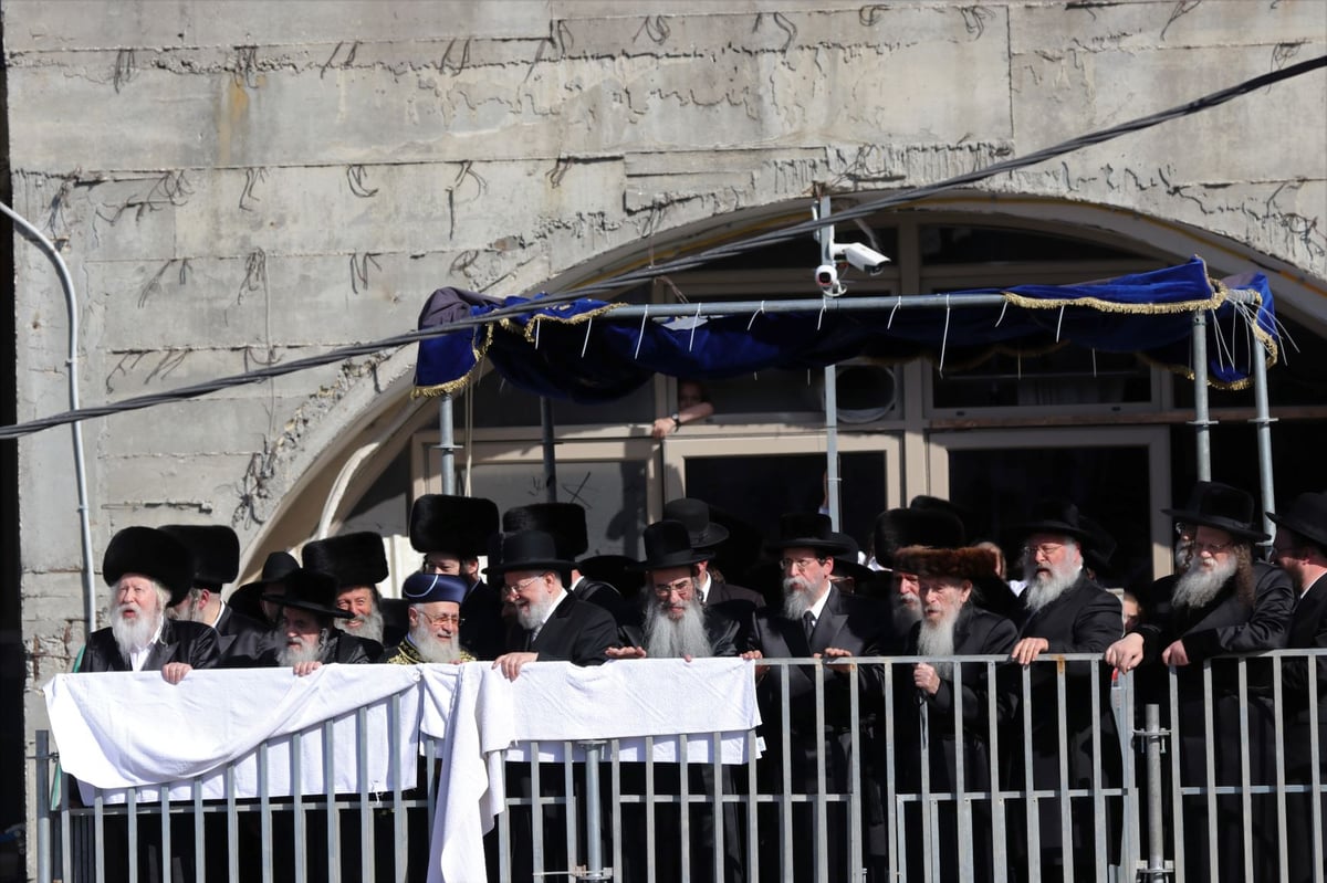 עשרות אלפים השתתפו בחתונת נכד האדמו"ר מגור • תיעוד