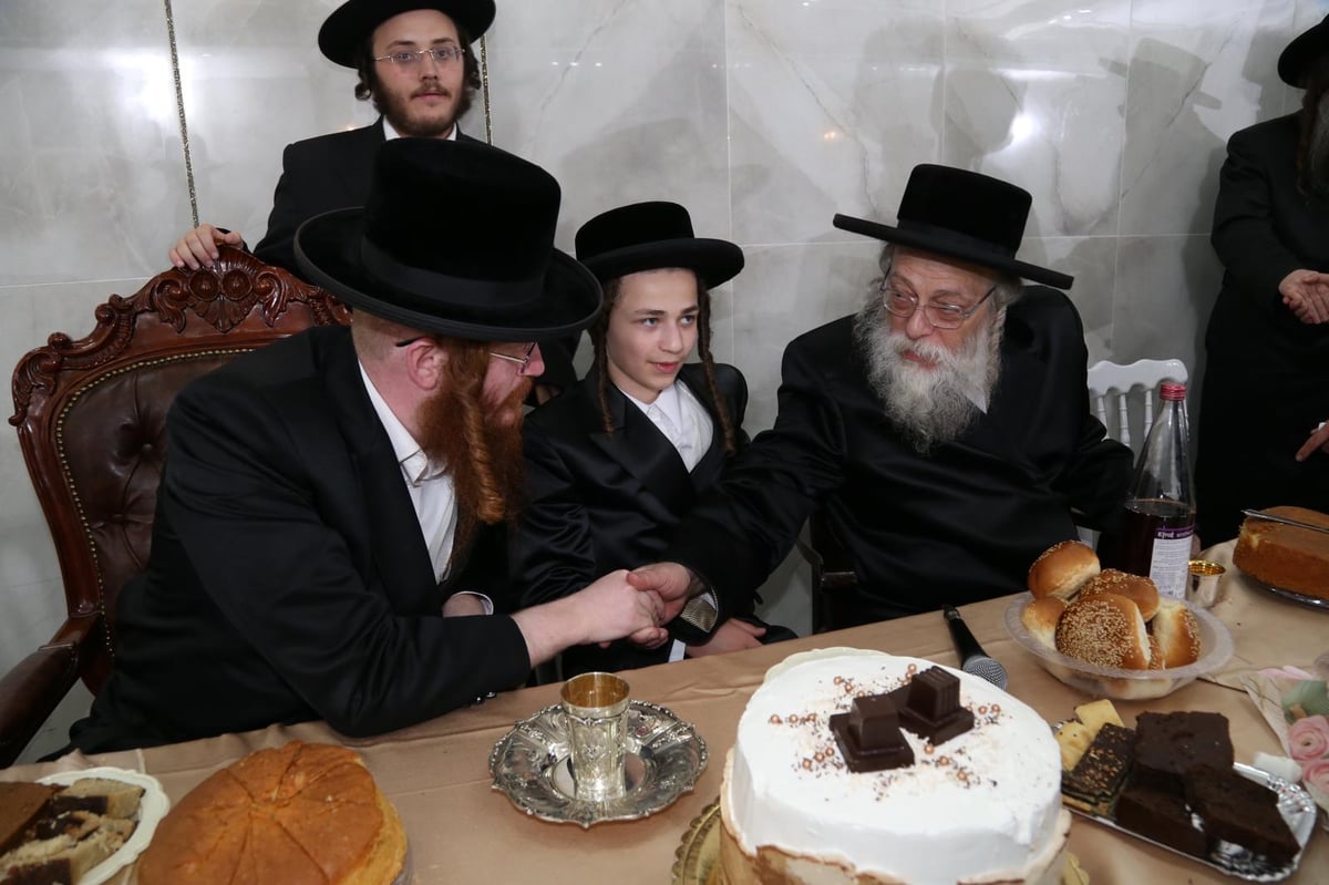 בקאליב חגגו בר מצווה לנין הראשון של הרבי זצ"ל