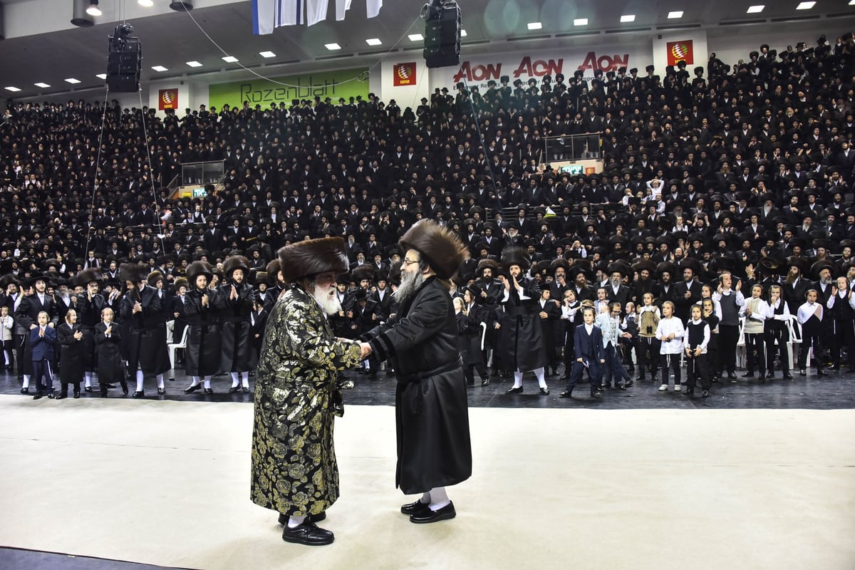 אלפים בחתונת בית סערט ויז'ניץ - סאטמר - ויז'ניץ