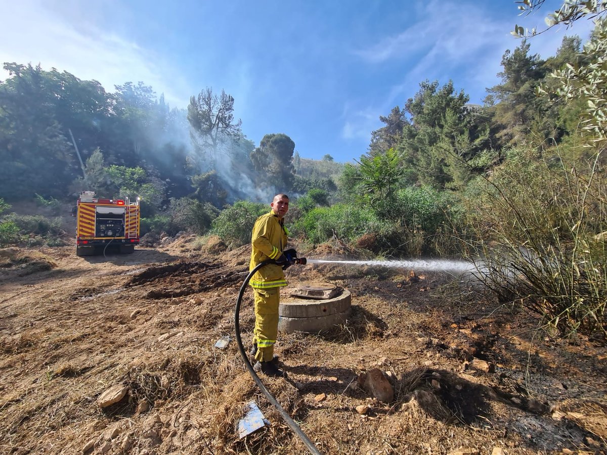 כך לוחמי האש הצליחו להשתלט על השריפה הגדולה