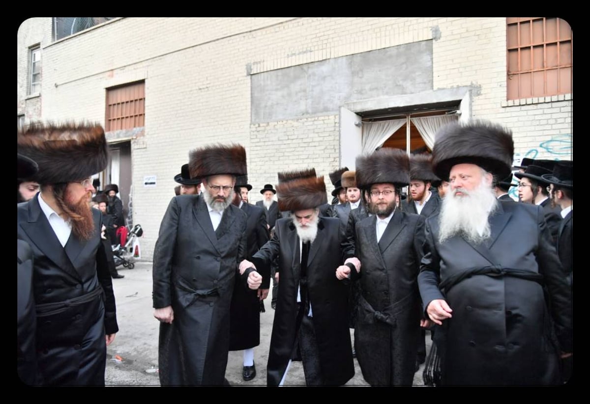 המונים בחתונת נכד הרבי מויז'ניץ בארה"ב