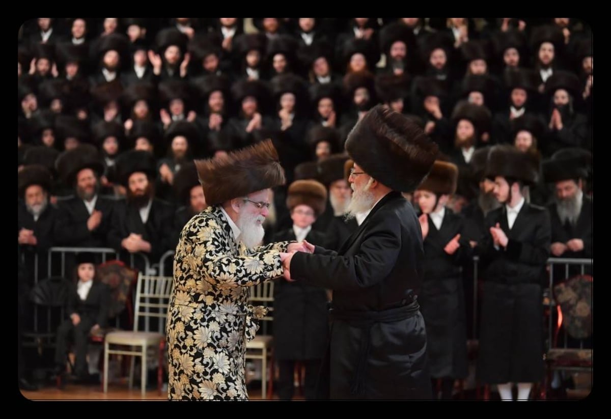 המונים בחתונת נכד הרבי מויז'ניץ בארה"ב