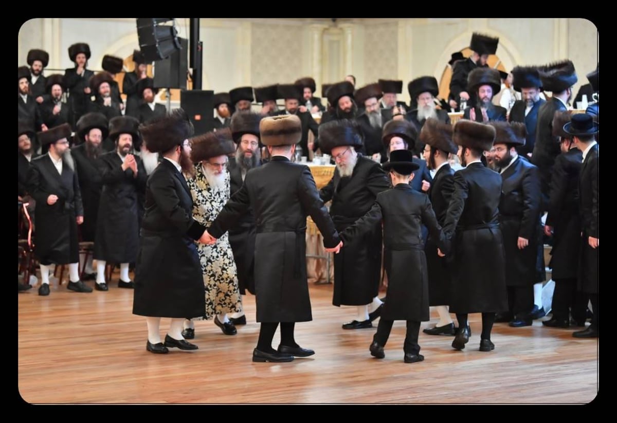 המונים בחתונת נכד הרבי מויז'ניץ בארה"ב