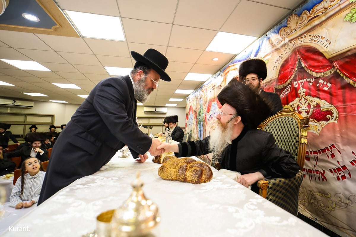 בקרית גת חגגו שבע ברכות לבן האדמו"ר מקרעטשניף