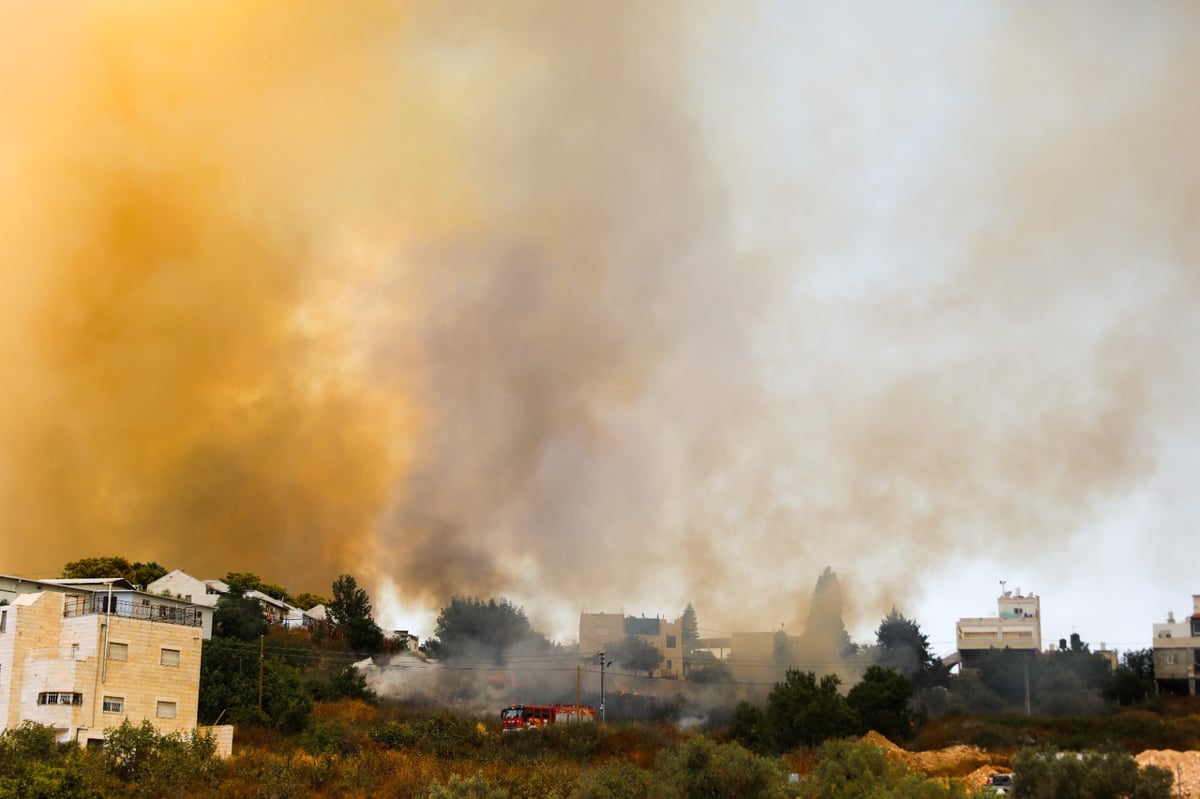 אש בהרי ירושלים; הגלריה של חיים גולדברג