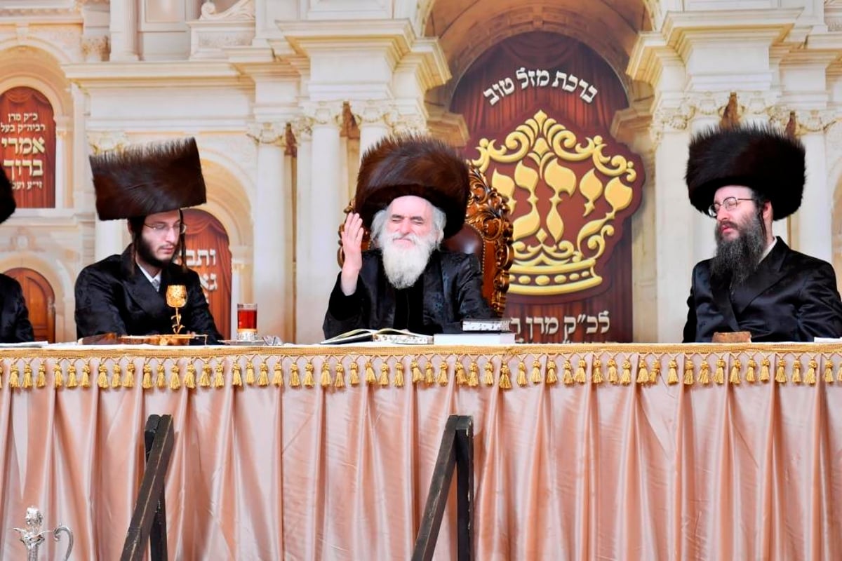 שמחות השבע ברכות לנכד האדמו"ר מויז'ניץ בארה"ב