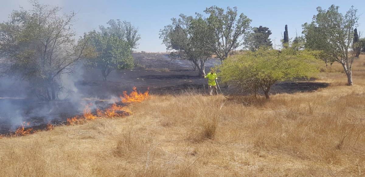 המתיחות הביטחונית: בלוני התבערה שבו, ואיתם השריפות