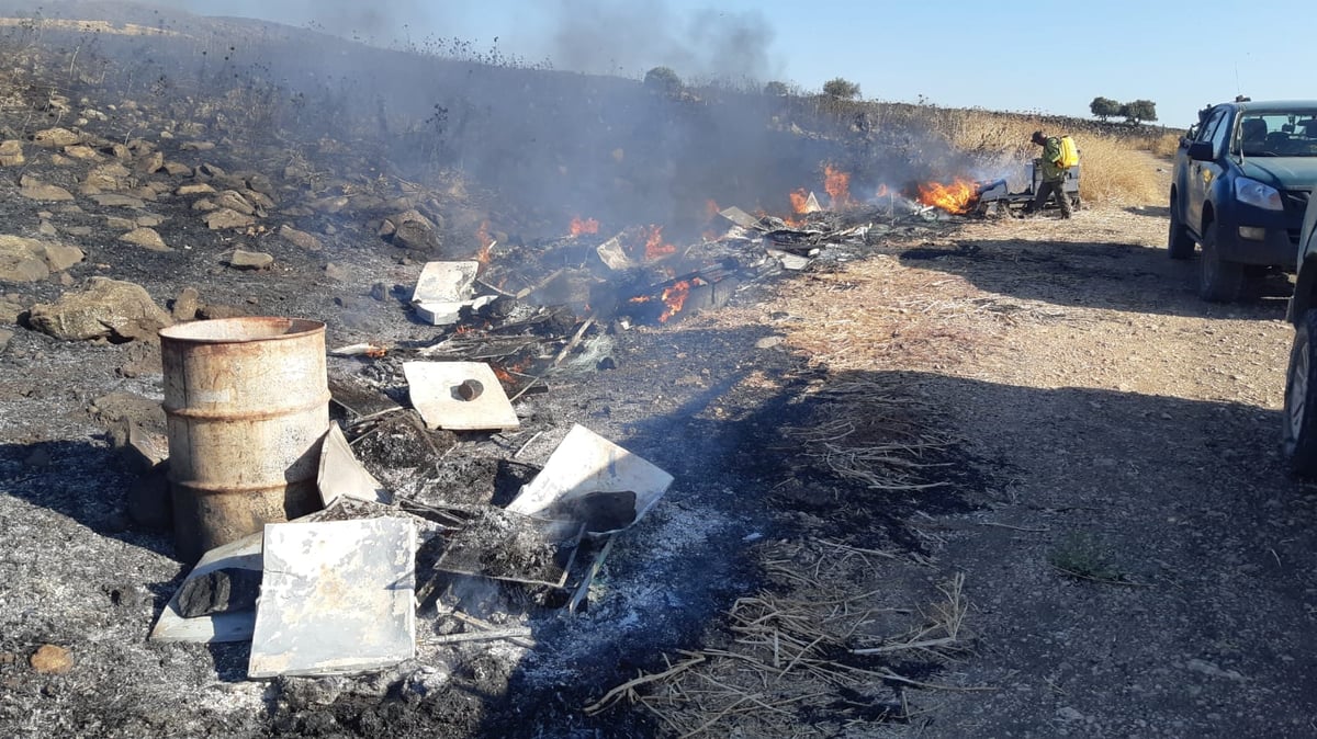 טרור חקלאי בצפון: נזקי ענק לכוורות בגולן