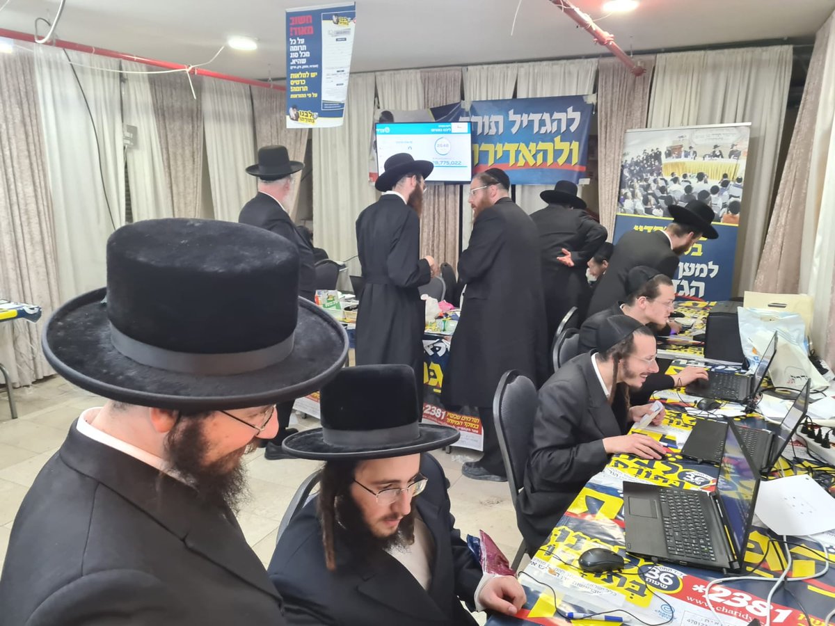 בקהילת הגר"ש אלתר העלו את היעד לחמישים מיליון