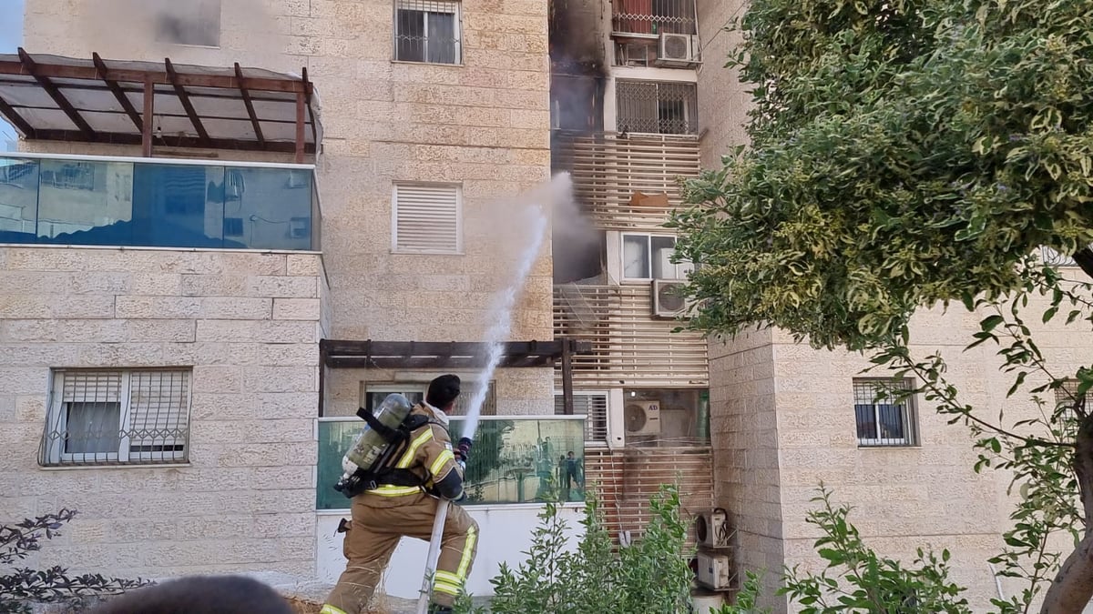 מודיעין עילית: הכבאים השתלטו על האש