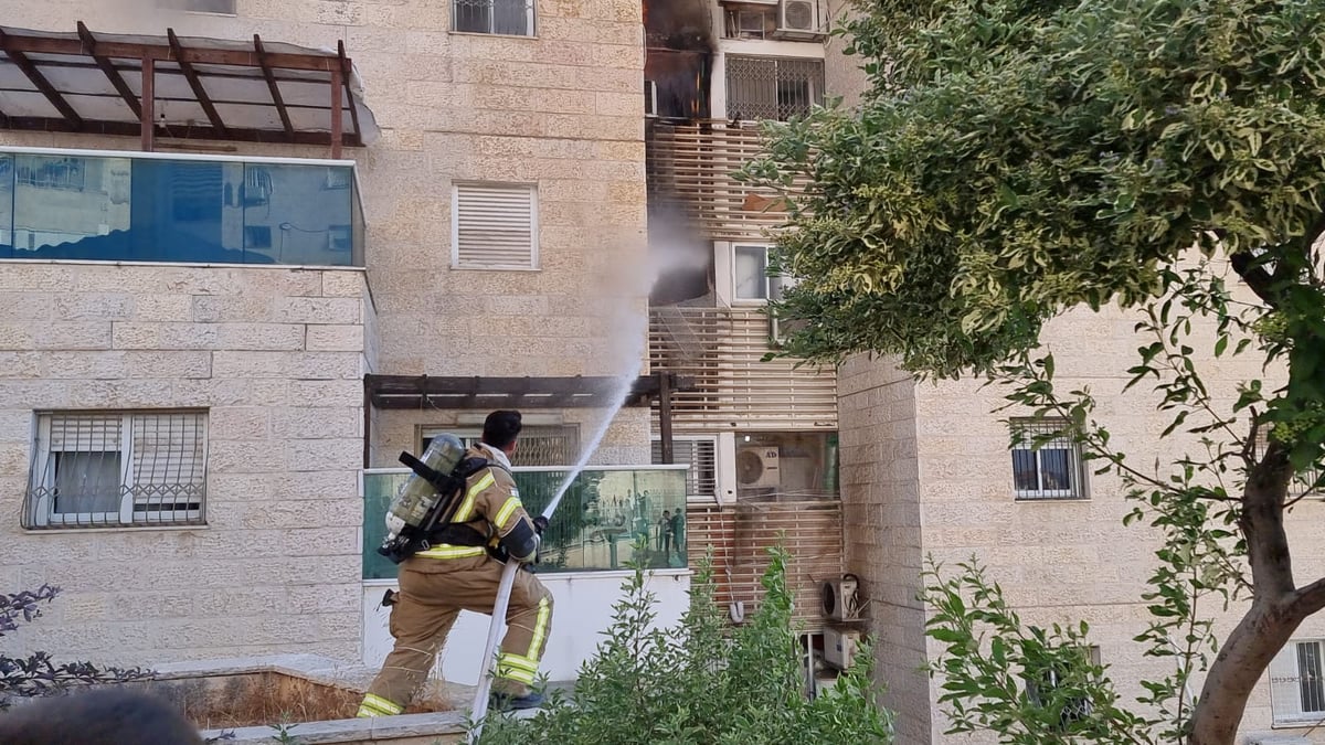 מודיעין עילית: הכבאים השתלטו על האש