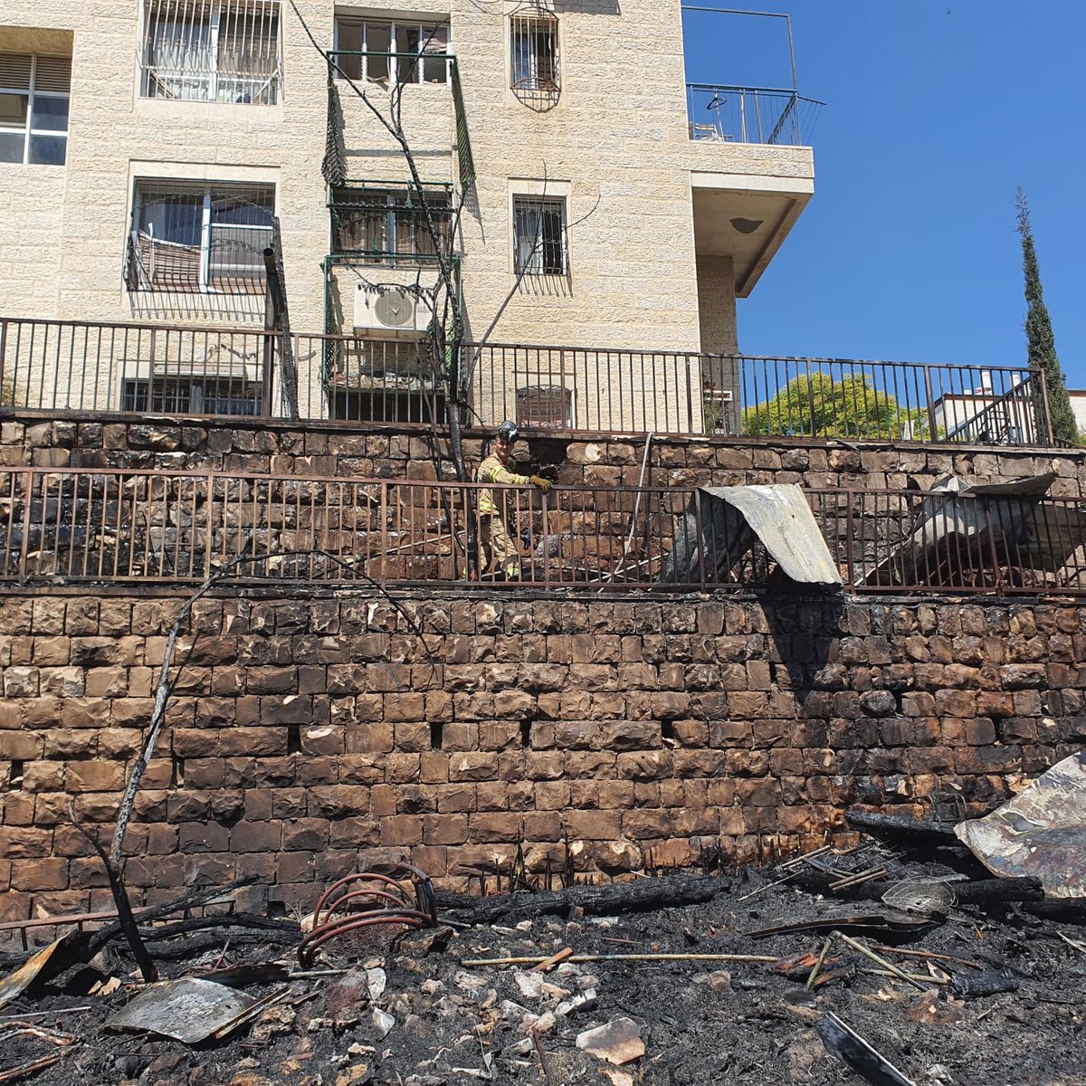 שריפה פרצה בעיר בית שמש, תושבים פונו