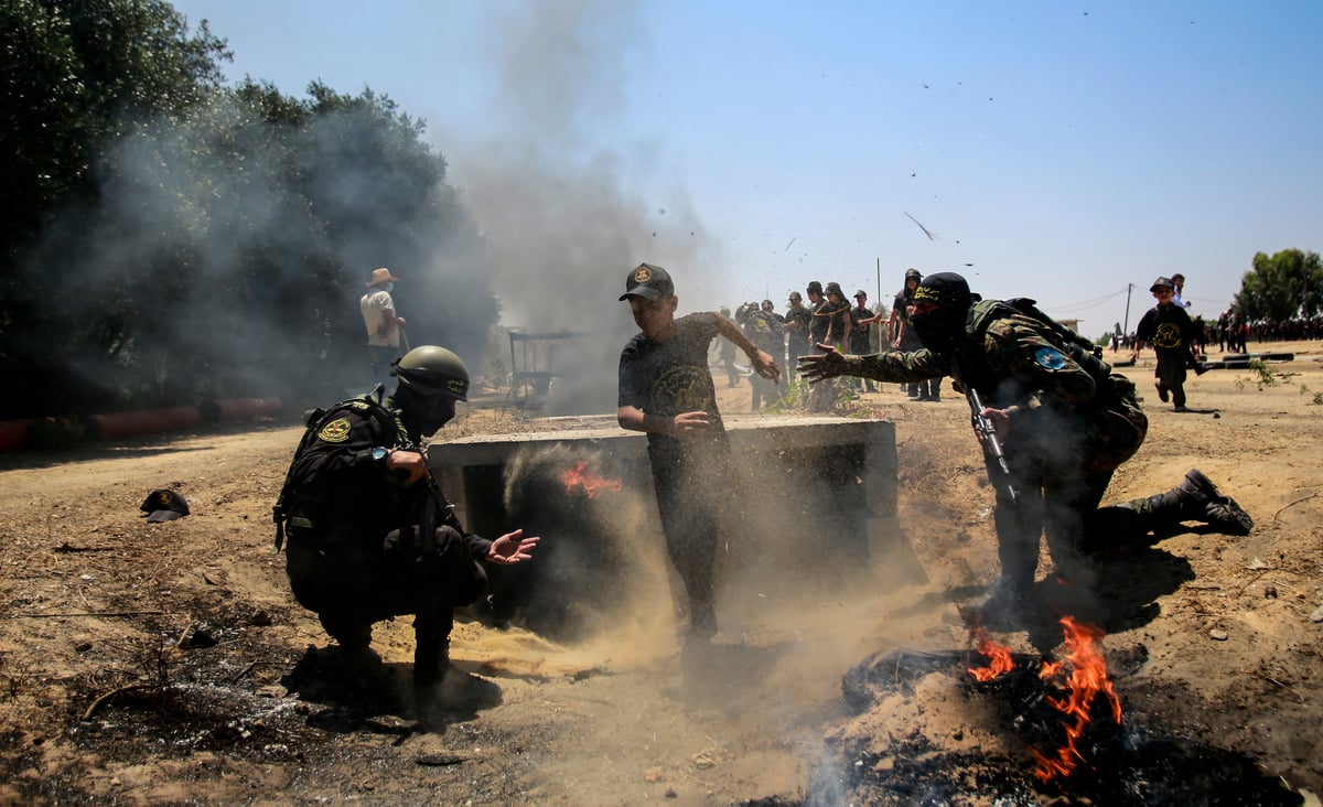 הקייטנה של הג'יהאד האסלאמי בעזה; צפו