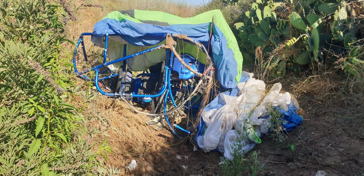 התרסקות מצנח רחיפה: שני פצועים קשה