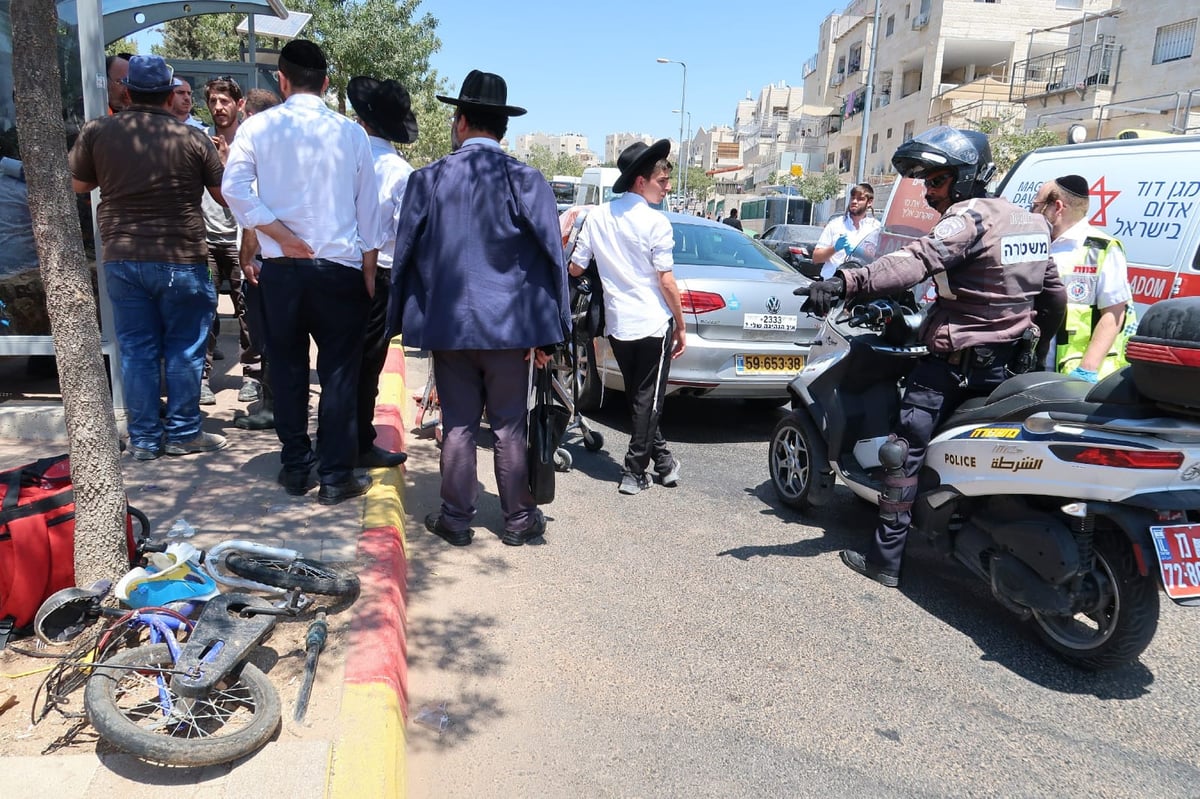 ביתר: ילד בן שבע נפגע מרכב; מצבו בינוני