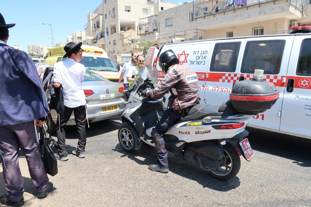 ביתר: ילד בן שבע נפגע מרכב; מצבו בינוני