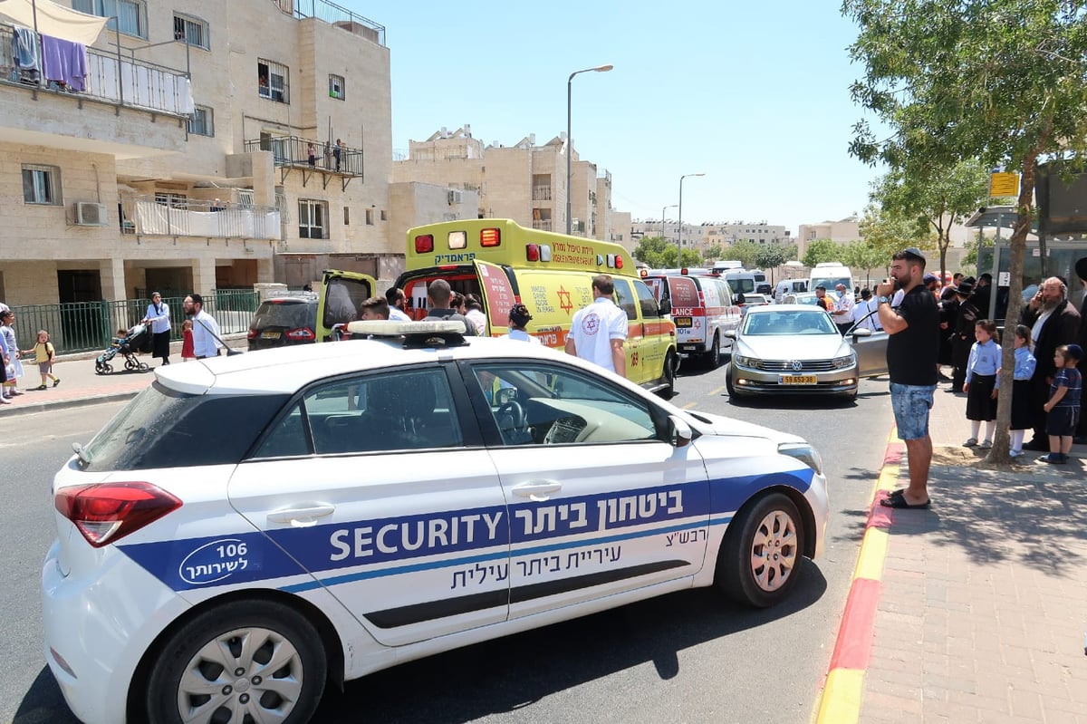 ביתר: ילד בן שבע נפגע מרכב; מצבו בינוני