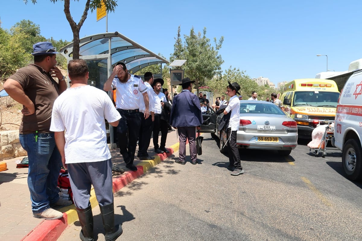 ביתר: ילד בן שבע נפגע מרכב; מצבו בינוני