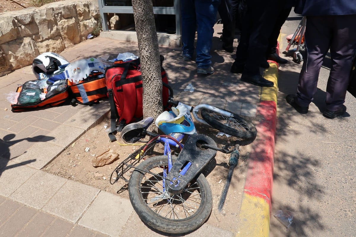 ביתר: ילד בן שבע נפגע מרכב; מצבו בינוני