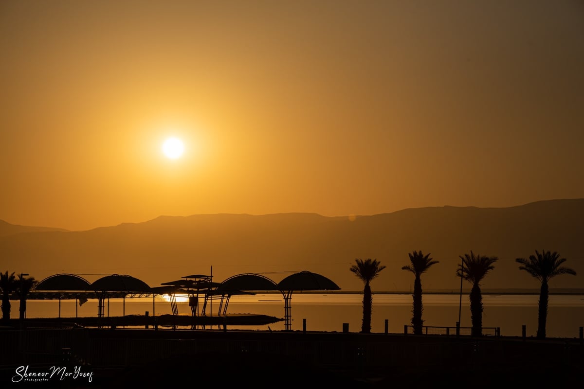 ערב בין הזמנים: צפו בזריחה ב... ים המלח