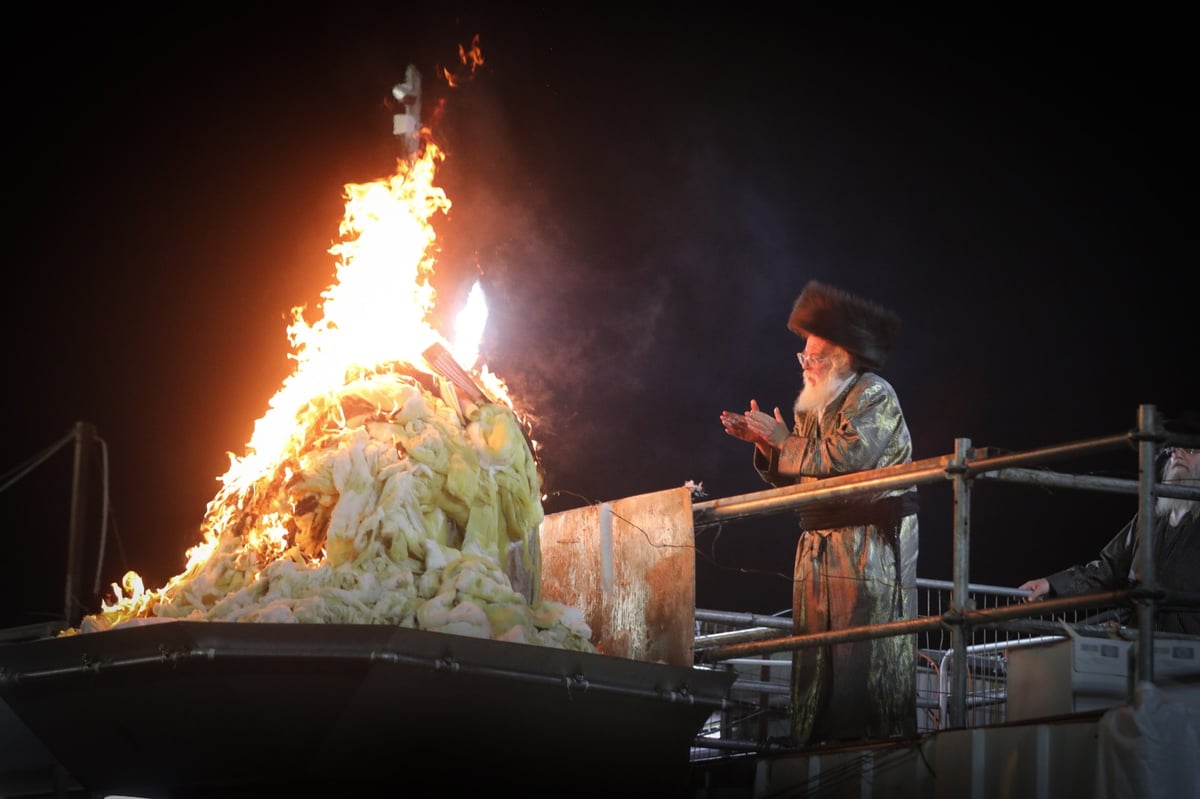 הרבי מתולדות אהרון דקות לפני האסון