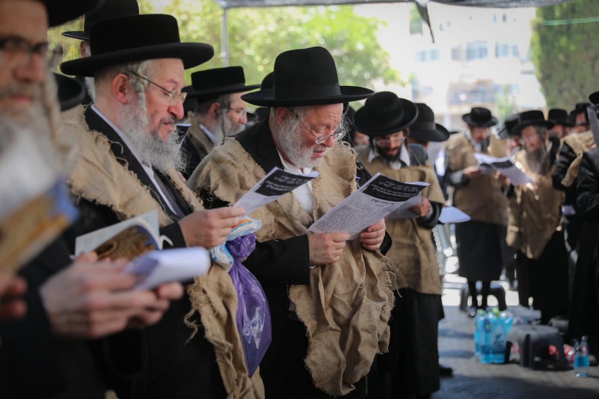 במחאת הרכבת בבר אילן: שק ואפר ו'תיקון'