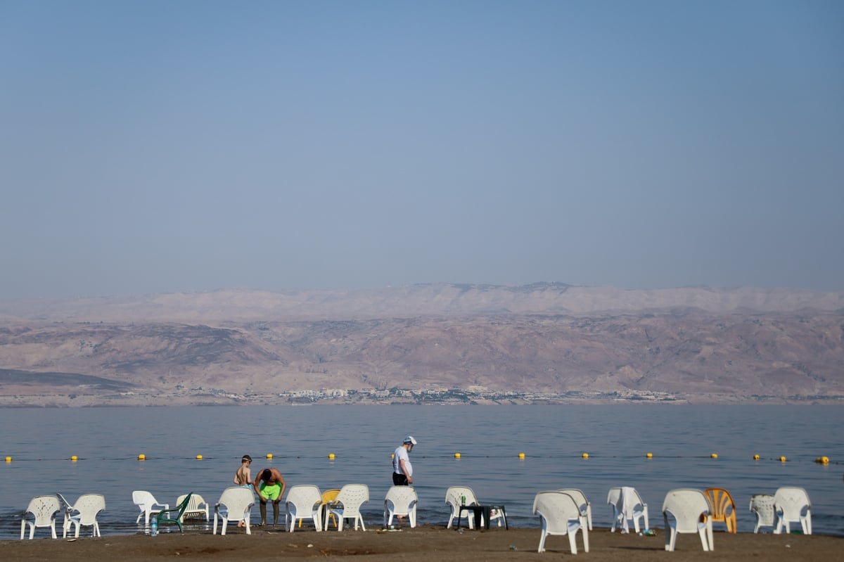 צלם 'כיכר' תיעד: ים המלח במלוא הדרו; צפו