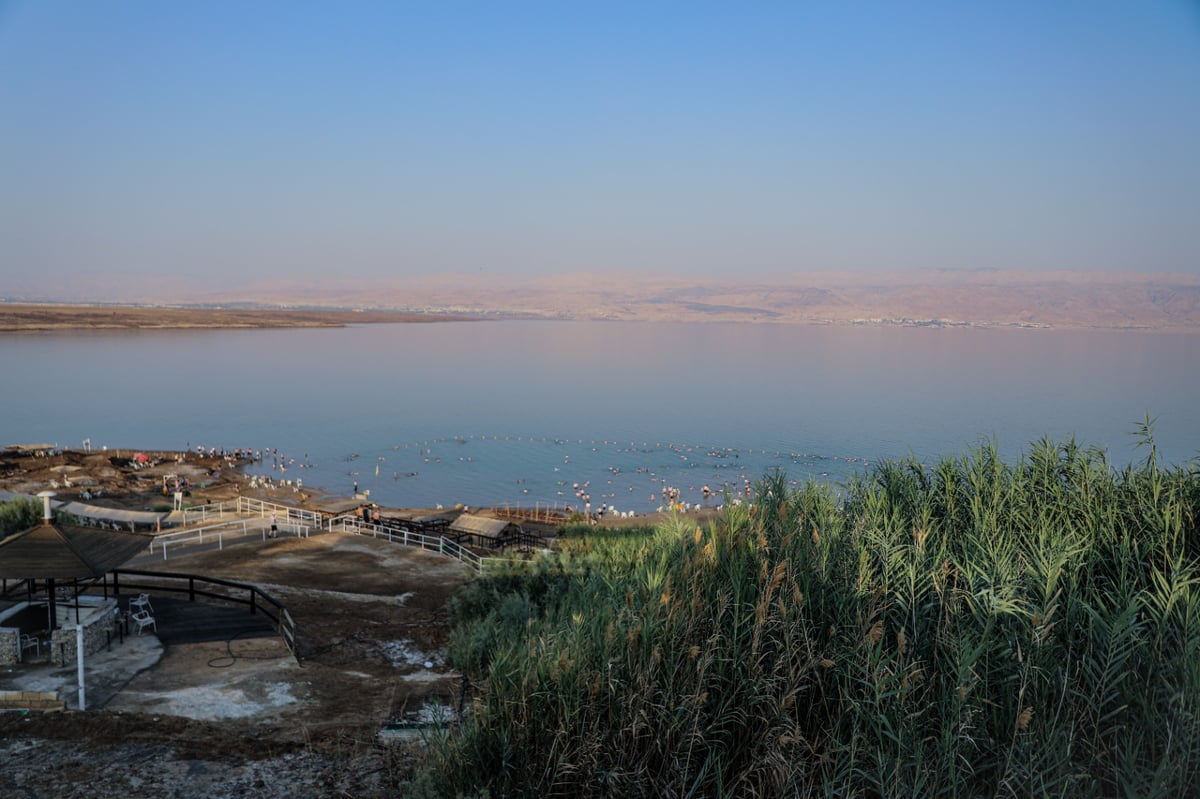 צלם 'כיכר' תיעד: ים המלח במלוא הדרו; צפו