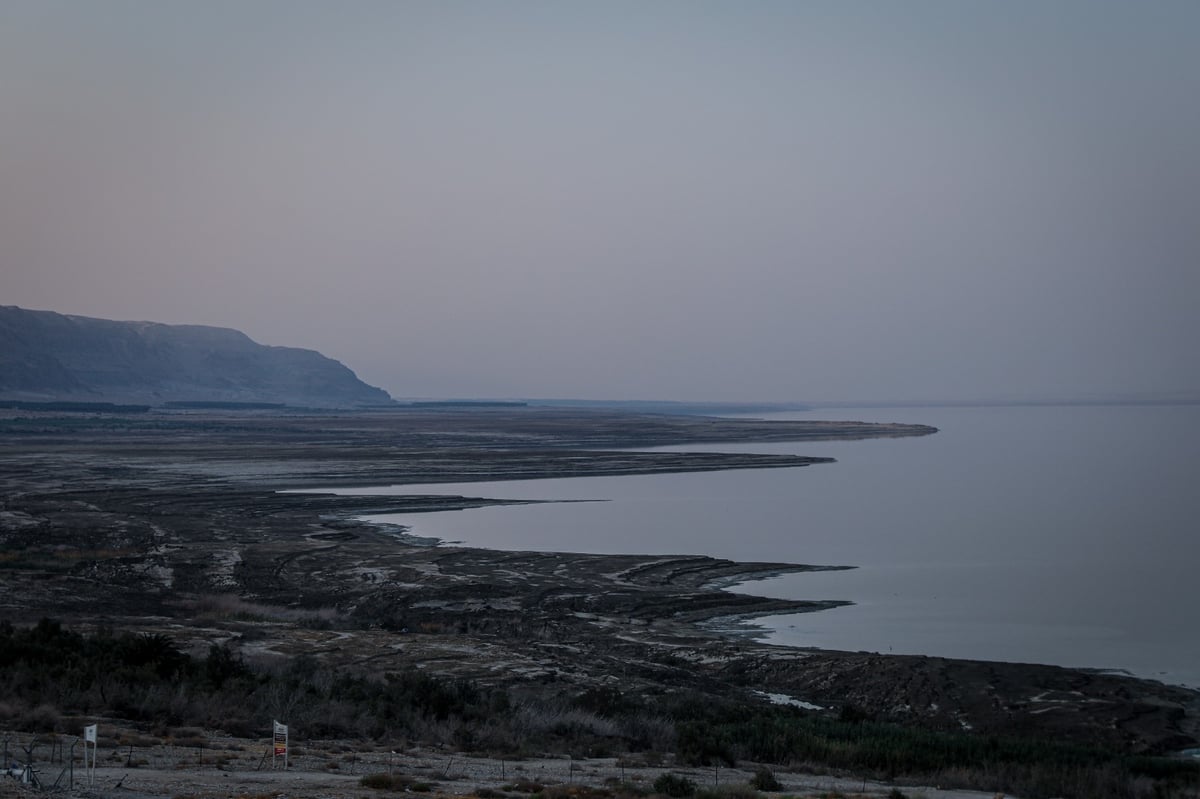 צלם 'כיכר' תיעד: ים המלח במלוא הדרו; צפו