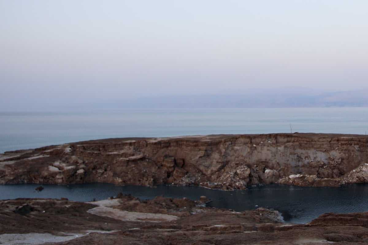 צלם 'כיכר' תיעד: ים המלח במלוא הדרו; צפו