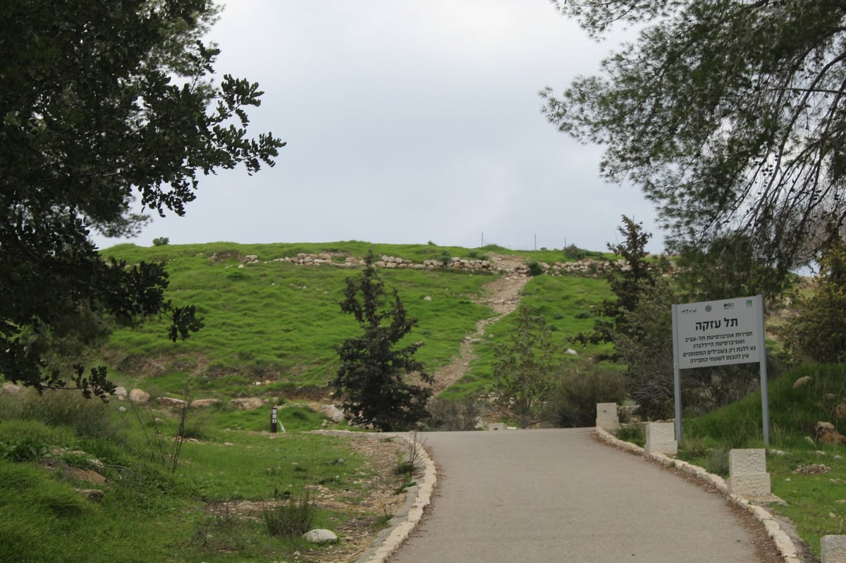 טיול לבין הזמנים: הנס המופלא ב'תל עזקה'