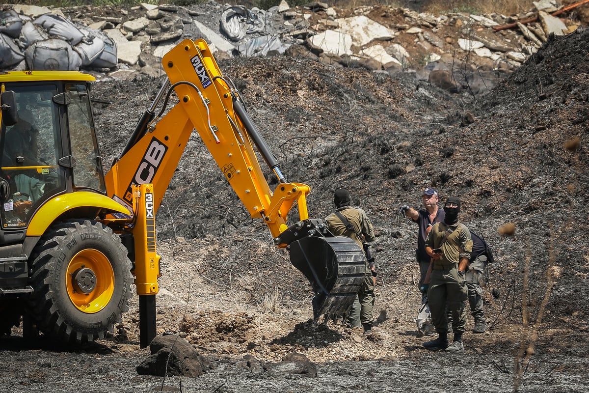 תיעוד: כאן נפלה הרקטה ששוגרה מלבנון