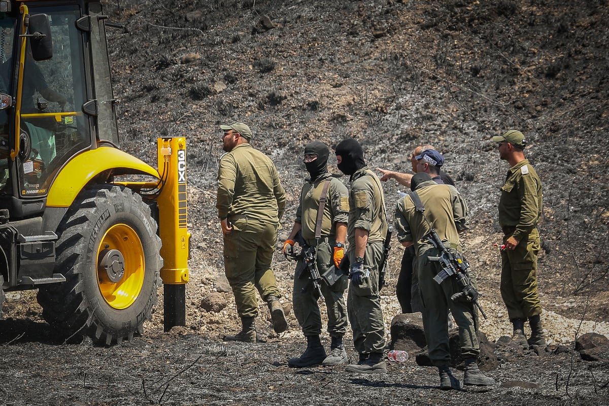 תיעוד: כאן נפלה הרקטה ששוגרה מלבנון