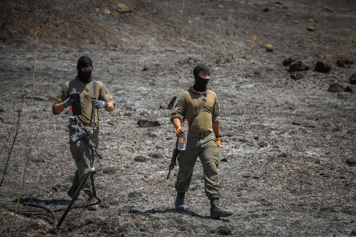 תיעוד: כאן נפלה הרקטה ששוגרה מלבנון