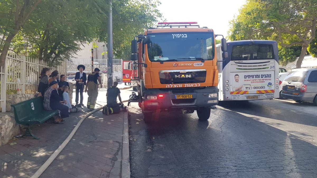 נס במודיעין עילית: הושגה שליטה על השריפה ביחידת דיור תת קרקעית