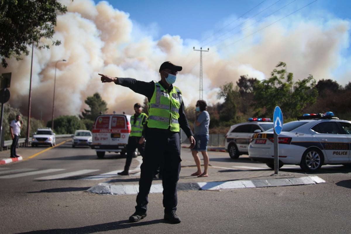 שריפת הענק בהרי ירושלים: "נערכים לקראת הלילה" • צפו