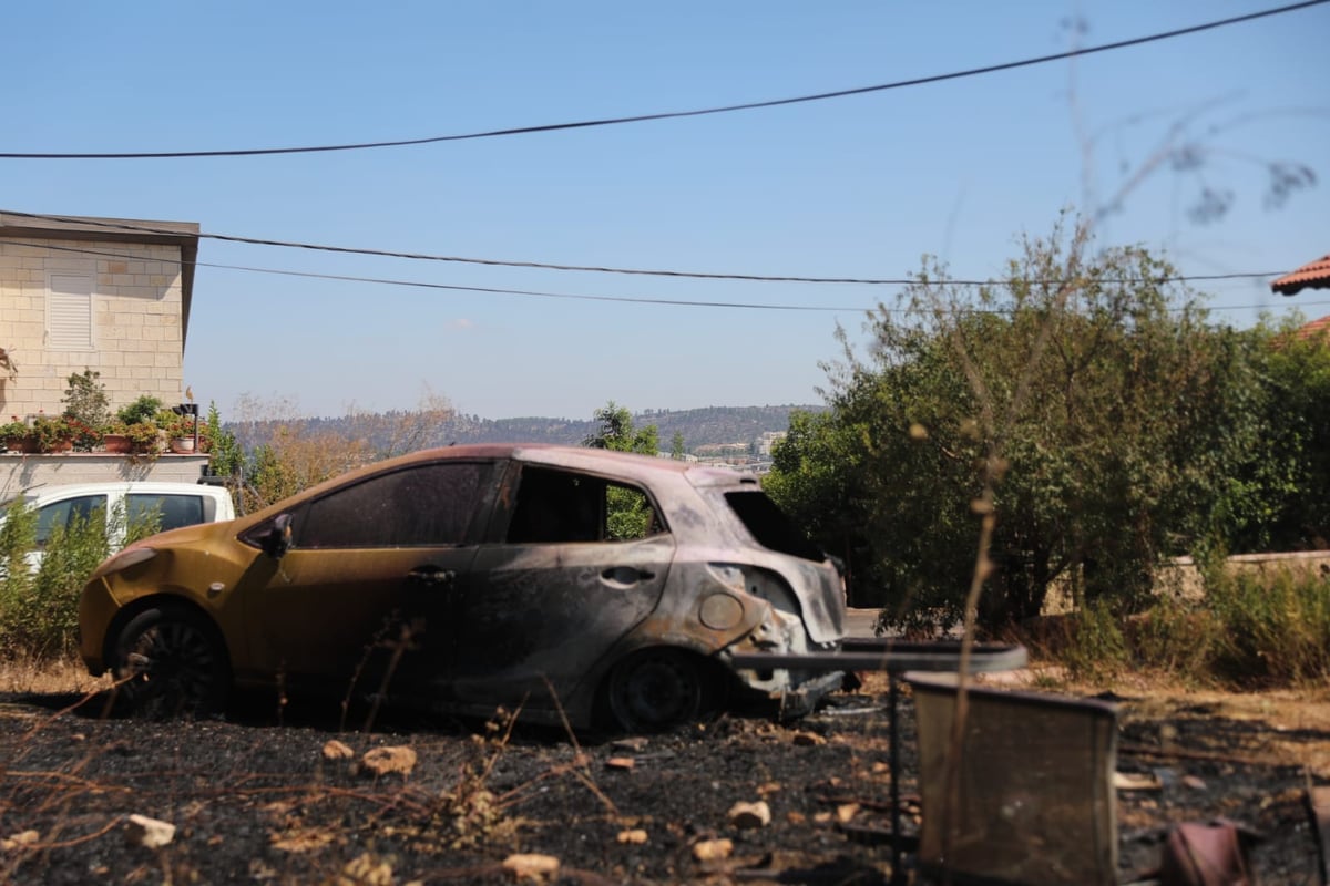 תיעוד עצוב: הבית שנשרף ב'גבעת יערים'