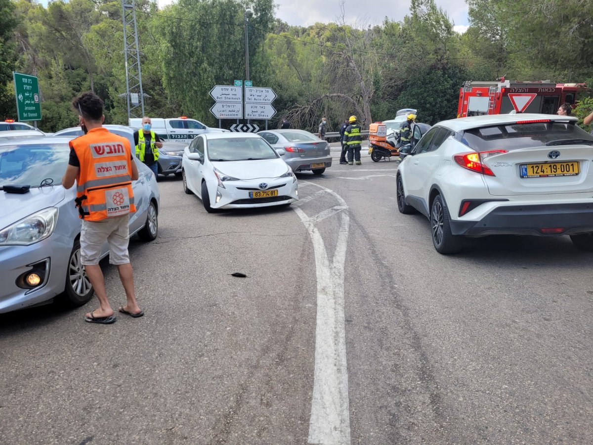 ערב החג: שתי תאונות סמוך לעיר בית שמש