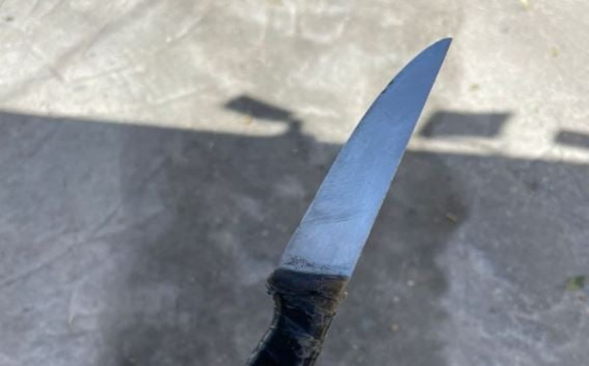 הסכין של החשוד